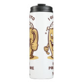 Bouteilles Isothermes Nom personnalisé et bière texte amusant (Devant)