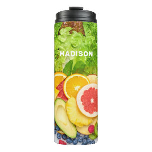 Bouteilles Isothermes Nom personnalisé Fruits tropicaux