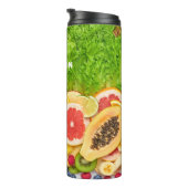 Bouteilles Isothermes Nom personnalisé Fruits tropicaux (Tourné sur la droite)