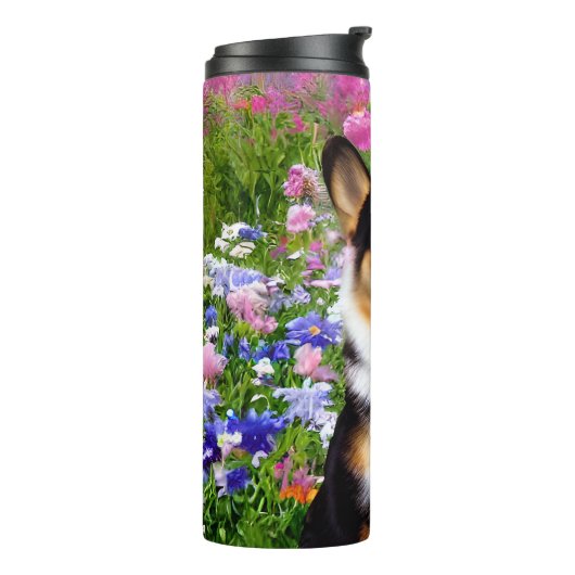 Bouteilles Isothermes Nom personnalisé Garden Dweller Corgi (Tourné sur la gauche)