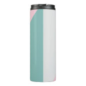 Bouteilles Isothermes Nom personnalisé Géométrique pastel mignon sarcell (Dos)