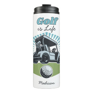 Bouteilles Isothermes Nom personnalisé Golf est vie