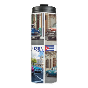 Bouteilles Isothermes Nom personnalisé Havana CUBA Cars