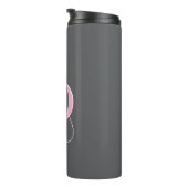 Bouteilles Isothermes Nom personnalisé initiales Fille (Tourné sur la droite)