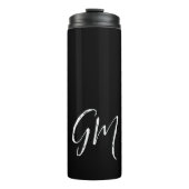 Bouteilles Isothermes Nom personnalisé Initiales personnalisées deux let (Devant)