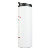 Bouteilles Isothermes Nom personnalisé JBHS VMA avec chœur personnalisé (Tourné sur la droite)