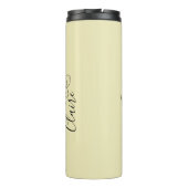 Bouteilles Isothermes Nom personnalisé Jonquille de mars Fleur de naissa (Dos)