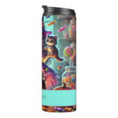 Bouteilles Isothermes Nom personnalisé Jote Whimsical Witch Halloween Tr (Tourné sur la droite)