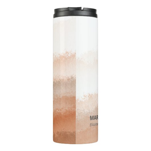 Bouteilles Isothermes Nom personnalisé Marathon Runner Cadeau (Dos)