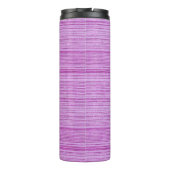 Bouteilles Isothermes Nom personnalisé rayures roses textiles (Dos)