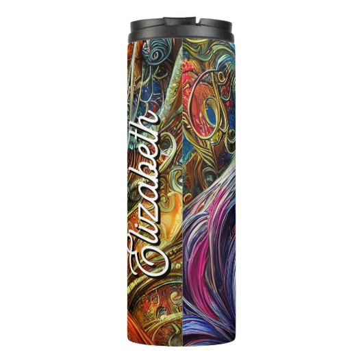 Bouteilles Isothermes Nom personnalisé Rooster Splendor (Dos)