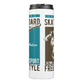 Bouteilles Isothermes Nom personnalisé Skateboard (Dos)