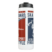 Bouteilles Isothermes Nom personnalisé Skateboard tumbler (Devant)