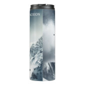 Bouteilles Isothermes Nom personnalisé Skier de montagne (Dos)