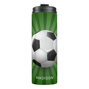 Bouteilles Isothermes Nom personnalisé Soccer Ball tumbler