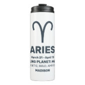 Bouteilles Isothermes Nom personnalisé / Texte Zodiac Signes (Devant)