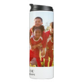 Bouteilles Isothermes Nom photo de l'entraîneur Merci (Tourné sur la droite)