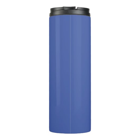 Bouteilles Isothermes Nom propre Blue Elegant Plain Simple Calligraphie (Dos)