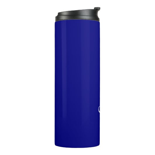 Bouteilles Isothermes Nom sur Navy Blue Matching Design 12oz (Tourné sur la gauche)