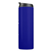 Bouteilles Isothermes Nom sur Navy Blue Matching Design 12oz (Tourné sur la droite)