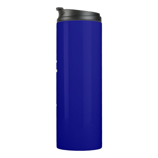 Bouteilles Isothermes Nom sur Navy Blue Matching Design 12oz (Tourné sur la droite)