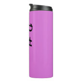 Bouteilles Isothermes Nom sur Orchid Matching Design 12oz (Tourné sur la droite)