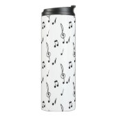 Bouteilles Isothermes note de musique Motif Musique Thème Treble Clef (Tourné sur la gauche)