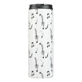 Bouteilles Isothermes note de musique Motif Musique Thème Treble Clef (Dos)