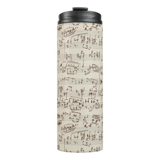 Bouteilles Isothermes Notes de musique (Devant)