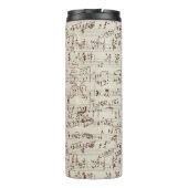Bouteilles Isothermes Notes de musique (Dos)