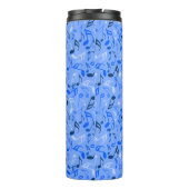 Bouteilles Isothermes Notes de musique bleu (Dos)