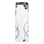 Bouteilles Isothermes Notes de musique fantaisie (Dos)