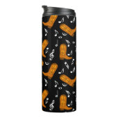 Bouteilles Isothermes Notes musicales des Boots de Cowboy (Tourné sur la droite)