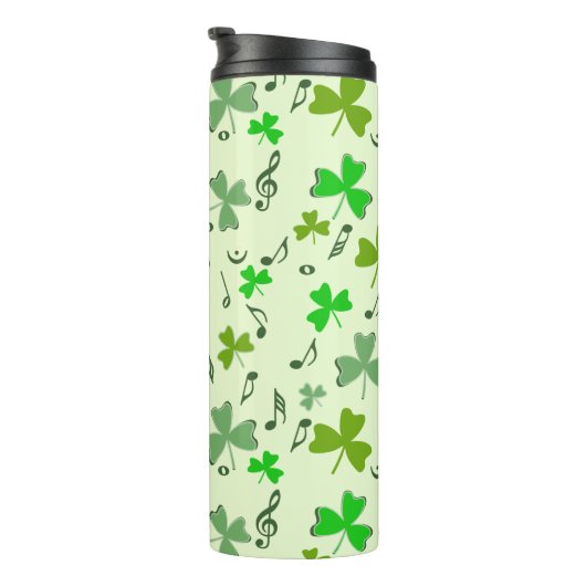 Bouteilles Isothermes Notes musicales shamrocks (Tourné sur la droite)