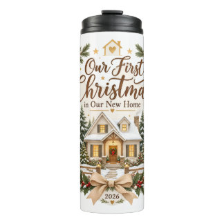 Bouteilles Isothermes Notre Premier Noël dans Notre Nouvelle Maison Orne