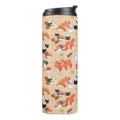 Bouteilles Isothermes Nourriture japonaise : Motif 3 de sushi (Tourné sur la gauche)