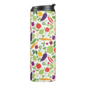 Bouteilles Isothermes Nourriture sur un arrière - plan blanc (Tourné sur la gauche)