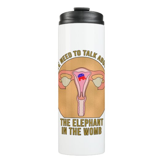 Bouteilles Isothermes Nous devons parler de l'éléphant dans le ventre (Devant)