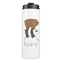 Nous les ours empilés Tumbler | Grizz panda&Ice Be