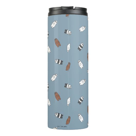 Bouteilles Isothermes Nous Ours nu - Ours en verre soleil Motif (Dos)