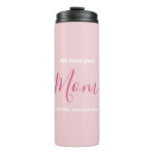 Bouteilles Isothermes Nous t'aimons Maman Pink Minimalist (Devant)