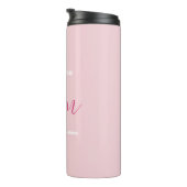 Bouteilles Isothermes Nous t'aimons Maman Pink Minimalist (Tourné sur la droite)