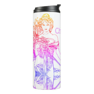 Bouteilles Isothermes Nouveau Alphonse Mucha d'art