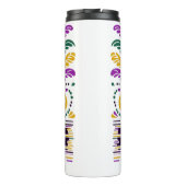 Bouteilles Isothermes Nouvelle-Orléans Mardi Gras jaune violet vert (Dos)