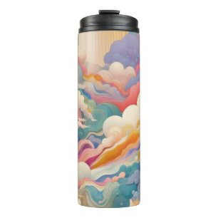 Bouteilles Isothermes Nuages Et Vagues