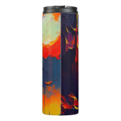 Bouteilles Isothermes Nuit Abstraite d'Halloween moderne (Dos)