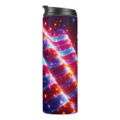 Bouteilles Isothermes Nuit du drapeau néo-américain (Tourné sur la droite)