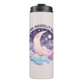 Bouteilles Isothermes Nuit Pastel Moonlit - Dreamcent Crescent Moon (Devant)