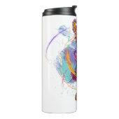 Bouteilles Isothermes numériquement conception de guitare peinte (Tourné sur la gauche)