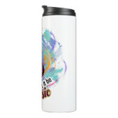 Bouteilles Isothermes numériquement conception de guitare peinte (Tourné sur la droite)